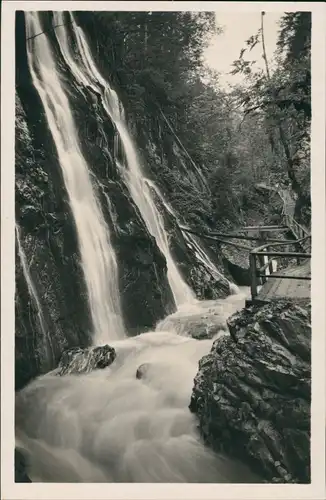 Ramsau bei Berchtesgaden Wimbachklamm Wasserfall, Waterfall River Falls 1930