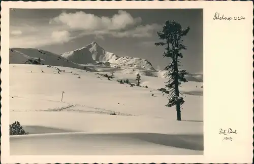 Leoben Umland-Ansicht Winter Stimmung Österreichische Alpen 1940
