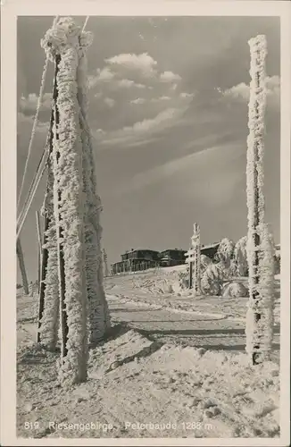 Spindlermühle Špindlerův Mlýn | Spindelmühle Vereiste Peterbaude  1937