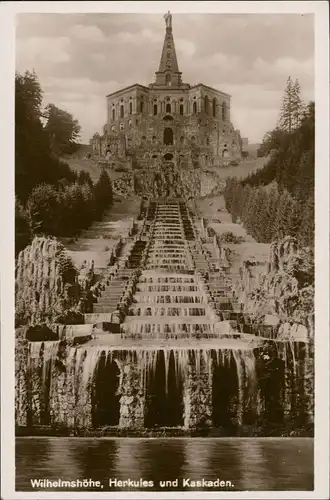 Ansichtskarte Bad Wilhelmshöhe-Kassel Cassel Herkules und Kaskaden 1931