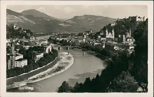 Ansichtskarte Salzburg Stadtansicht von Mülln 1932