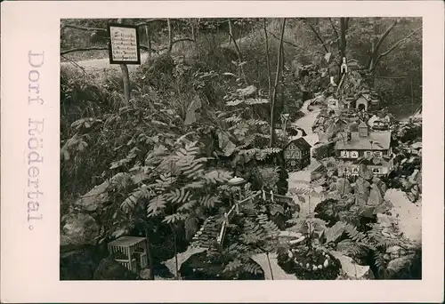 .Sachsen Deutschland - Sachsen Dorf Rödertal Miniatur 1928 Privatfoto