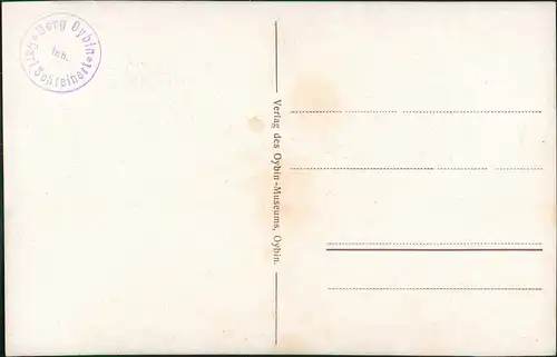 Ansichtskarte Oybin Der Jungfernsprung auf dem Oybin 1920