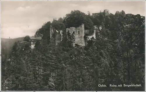 Ansichtskarte Oybin Berggasthof Oybin 1927