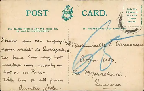 Postcard Conwy Conwy Castle Conway Castle 1911
