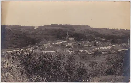 Réville-aux-Bois Militaria WK1 Granateneinschlag Berg Frankreich 1915 Privatfoto