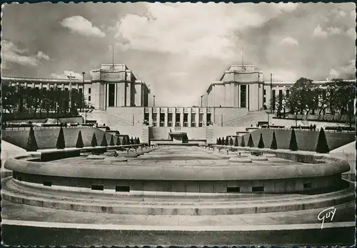 CPA Paris Le Palais Chaillot, vi des Jardins 1961