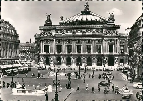 CPA 9. arrondissement-Paris Place de l'Opéra - Auto 1966