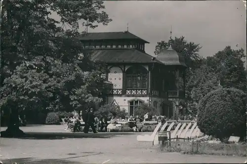 Postcard Bad Salzbrunn Szczawno-Zdrój Kurhaus - belebt 1968