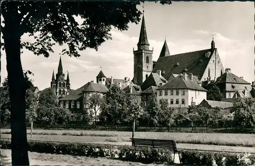 Ansichtskarte Ansbach Stadtpanorama 1968