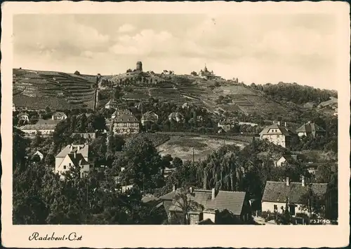 Ansichtskarte Radebeul Ostteil 1955