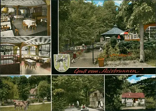 Schlüchtern (Bergwinkelstadt) Waldgaststätte u. Pension Acisbrunnen  1970