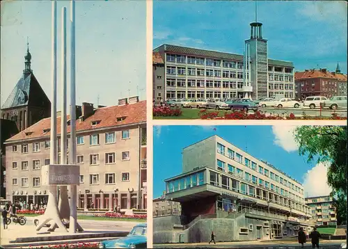 Köslin Koszalin Stadtteilansichten Mehrbild-AK 3 Ansichten 1970