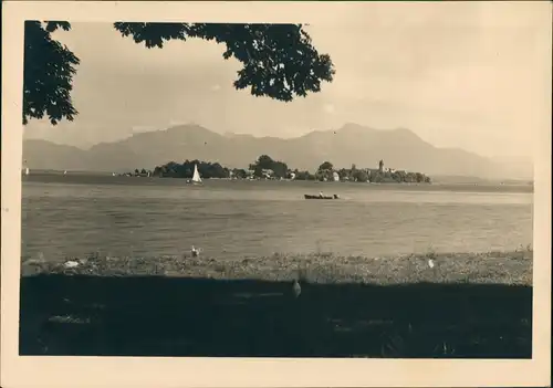 Ansichtskarte Chiemsee Fraueninsel - Chiemsee Panorama-Ansicht 1959