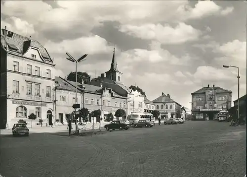 Skutsch Skuteč Palackého náměstí Stadt-Teilansicht 1975