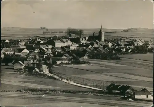 Postcard Skutsch Skuteč Panorama Gesamtansicht des Dorfes 1960