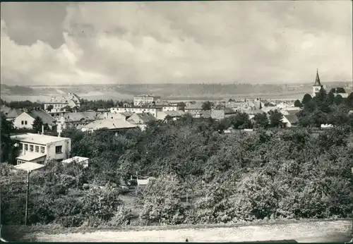 Postcard Skutsch Skuteč Panorama Teilansicht des Ortes 1970