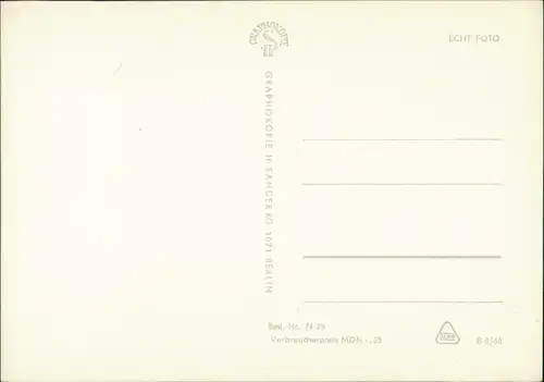 Brotterode-Trusetal DDR   Trusetal Wasserfall Gaststätte Ittershagen 1966