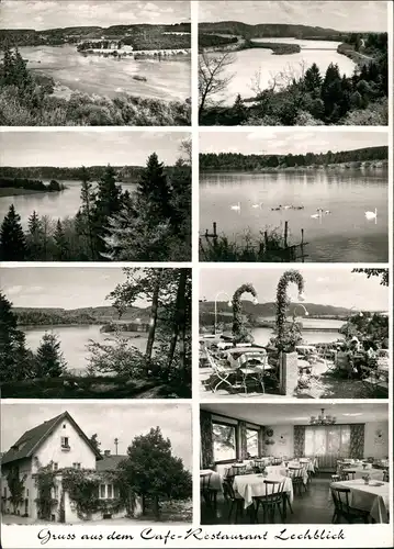 Landsberg am Lech Mehrbild-AK 8 Ansichten ua. Café-Restaurant Lechblick 1964