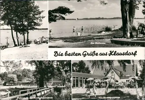 Ansichtskarte Klausdorf-Am Mellensee See, Gaststätte 1981