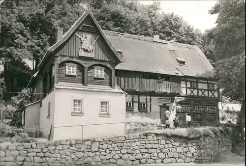 Ansichtskarte Neusalza-Spremberg Nowosólc Reiterhaus unter Denkmalschutz 1984