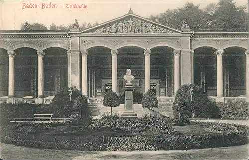 Ansichtskarte Baden-Baden Trinkhalle
 1903