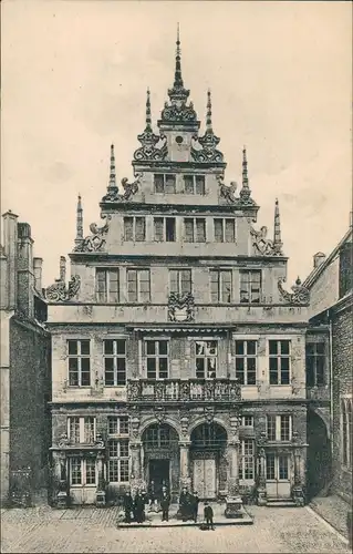 Ansichtskarte Münster (Westfalen) Das alte Stadtweinhaus 1909