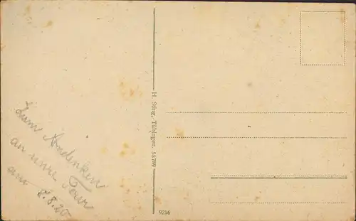 Ansichtskarte .Baden-Württemberg Hornisgrinde (Berg) - wanderer 1914