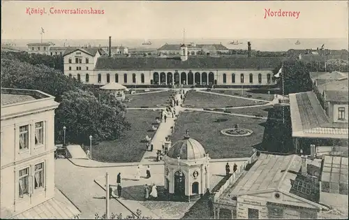 Ansichtskarte Norderney Conversationshaus 1913