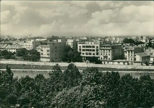 Pistyan Pistian | Piszczany | Piešťany (Pöstyény) Panorama- Stadtpartie 1958
