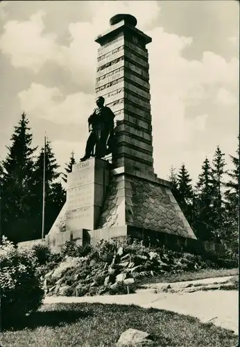 Rehberg Srní na Sumava ŠUMAVA - DOMAŽLICKO Baarův pomník na Výhledech 1960