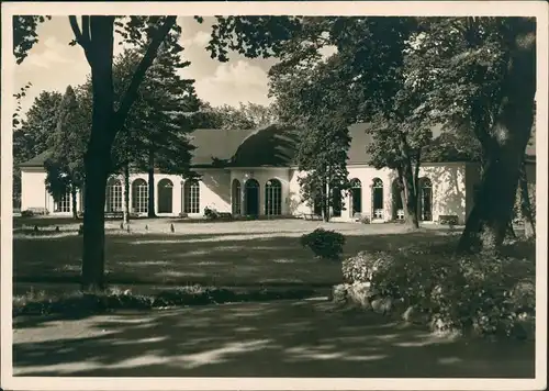 Neuhaus-Bad Neustadt a.d. Saale Stadtteilansicht Partie im Kurgarten,  1940