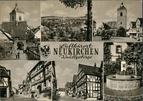 Neukirchen (Knüll) Stadtteilanischten 6 Ansichten Mehrbild-AK 1969