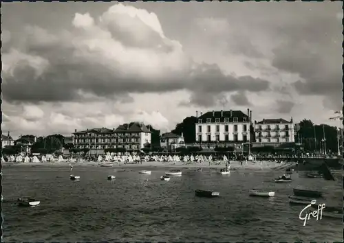 Arcachon Arcaishon La Plage et les hôtels, Panorama, Greff-Photo 1950