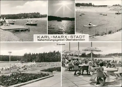 Rabenstein-Chemnitz Naherholungsgebiet Oberrabenstein DDR Mehrbild-AK   1979