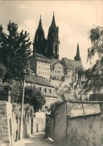 Ansichtskarte Meißen Stadtpartie 1965