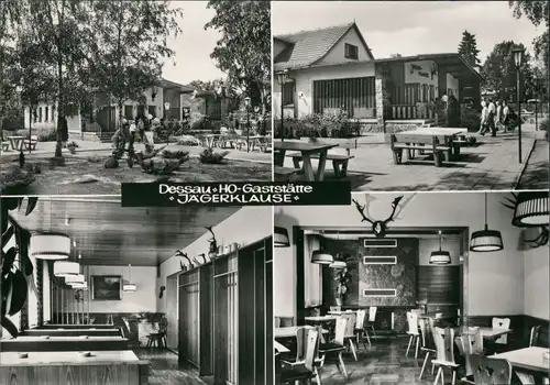 Ansichtskarte Dessau-Dessau-Roßlau HO-Gaststätte Jägerhaus 1972