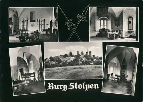 Ansichtskarte Stolpen Burg Stolpen Mehrbild 1967