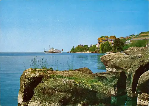 Genf Genève Lac Léman, Riyaz, Château de Glérolles, Genfer See 1975