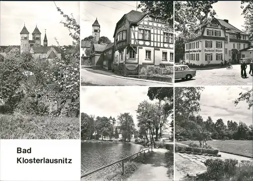 Bad Klosterlausnitz DDR MB Kirche, Hotel Drei Schwäne, Kurhotel Köppe uvm. 1982