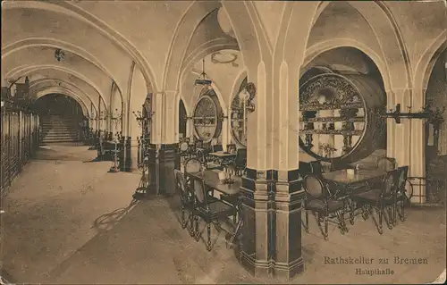Ansichtskarte Bremen Ratskeller Bremen 1914