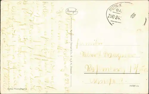 Postcard Kolberg Kołobrzeg Rosengarten 1934