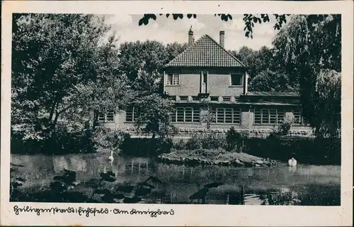 Ansichtskarte Heilbad Heiligenstadt See znd Gebäude 1937
