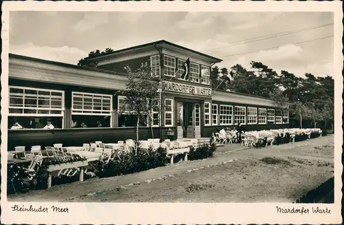 Steinhude-Wunstorf Hotel und Strandgaststätte Mardorfer Warte 1956