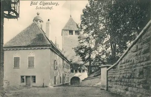 Ansichtskarte Elgersburg Schloss Elgersburg - Anlagen 1922