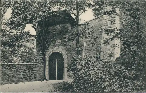 Ansichtskarte Elgersburg Schloss Elgersburg - eingang 1912