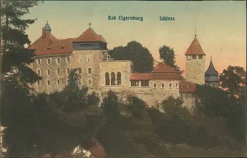Ansichtskarte Elgersburg Schloss Elgersburg colorierte AK 1910