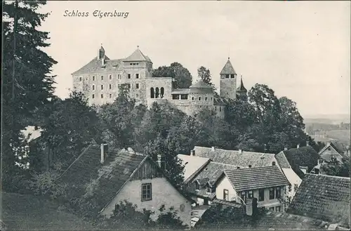 Ansichtskarte Elgersburg Schloss Elgersburg - Häuser 1908