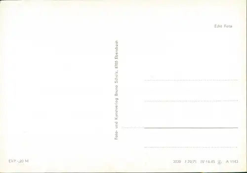 Heringsdorf Usedom FDGB-Erholungsheim "Solidarität" DDR 2-Bild-Karte 1971