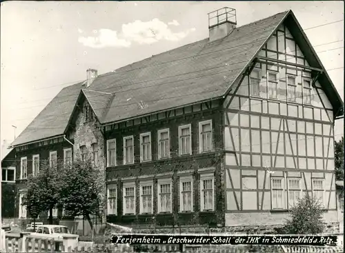 Schmiedefeld (Rennsteig) Ferienheim Geschwister Scholl der IHK DDR Ansicht 1977
